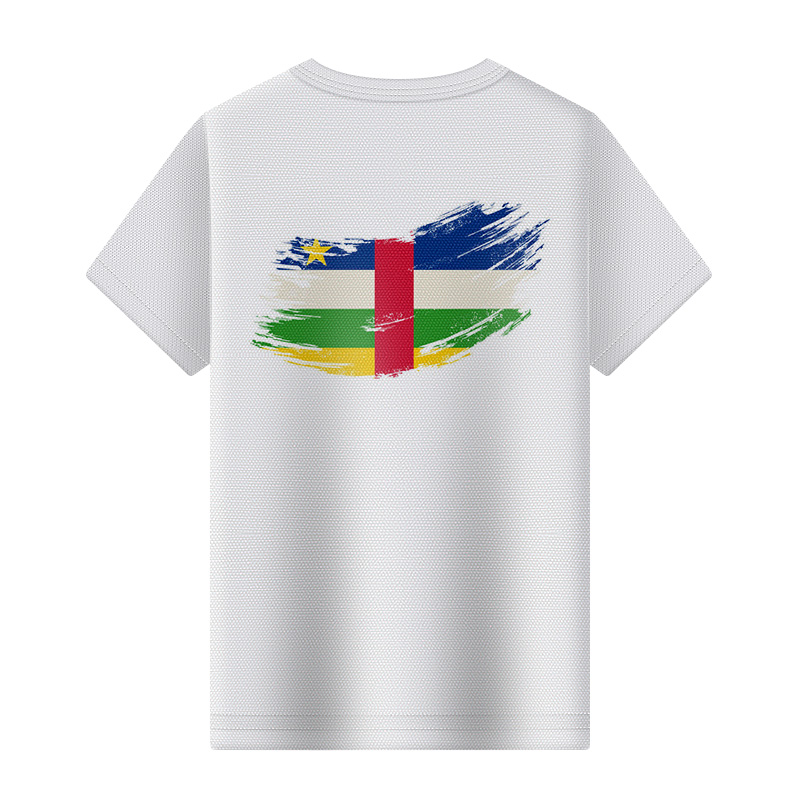 中非共和国选举旗帜/T恤/围巾套装定制-04